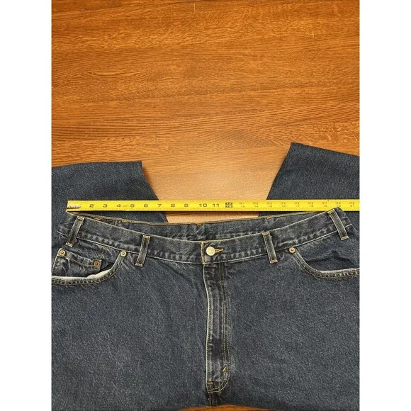 Levi's 550 Jeans Size 24L Plus Hi Rise Relaxed Tapered Blue 100% Cotton - Picture 7 of 11